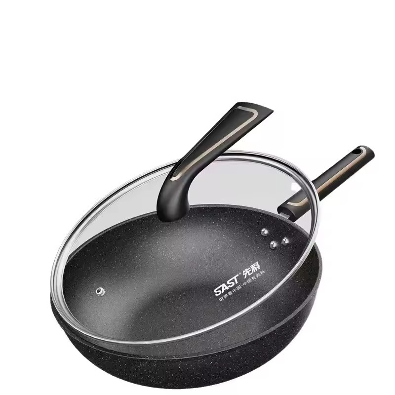 Fry Cooking Pot 32 cm Háztartási Multifunkciós serpenyő