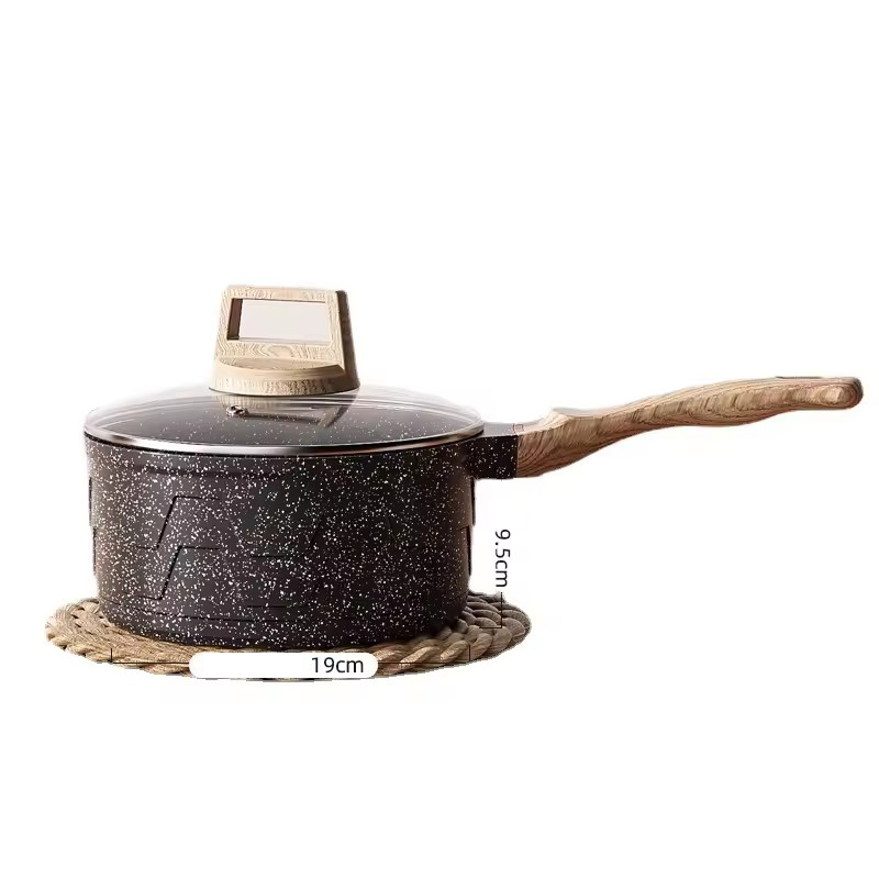 Kiegészítő élelmiszer fazék baba sütés forralás integrált tapadásmentes edény háztartási leves instant tészta fazék