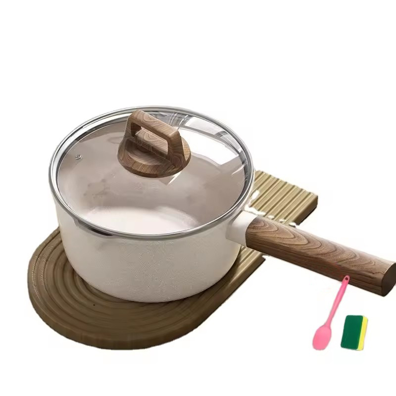 Búza rizs kő kollégiumi diák edény emelt bébi edény baba háztartás tapadásmentes forró tej instant tészta edény