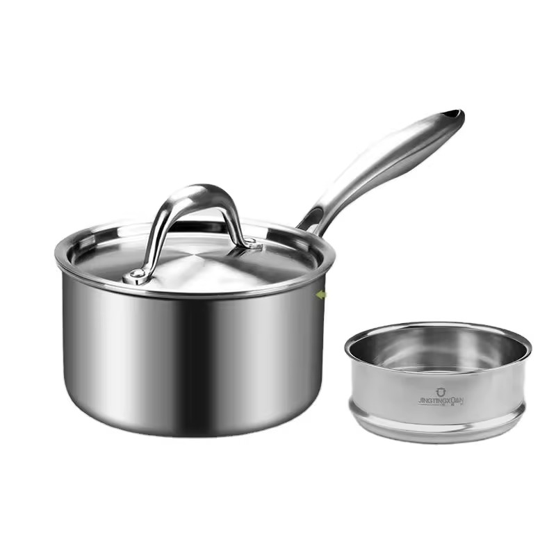 Kicsi bébiétel-kiegészítő tapadásmentes főzőtészta instant tészta forró házi főtt tejes leves fazék