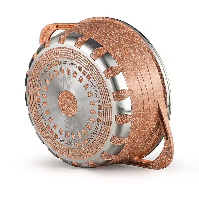 Zhiye 2024 alumínium edények és serpenyők Konyhai edények Tapadásmentes edények Főzőeszközök Konyhai edények