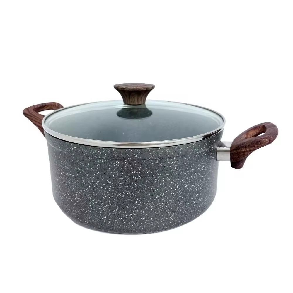 Kedvező árú kovácsolt alumínium tapadásmentes konyhai kiegészítő készlet Edények Fazekak készlet Edénykészlet